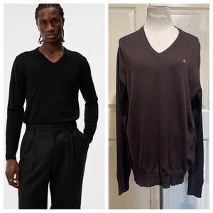 NWT! J.Lindeberg LYMANN MERINO V-NECK SWEATER